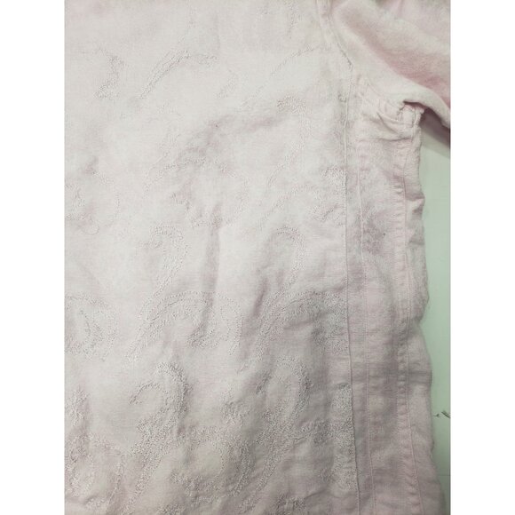 Robert Graham Mens Pink Linen Embroidered Long Sleeve Button Down Shirt Size XL - Picture 7 of 16